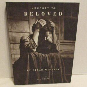 Oprah Winfrey Journey To Beloved Large Black White Graphic Reading Book